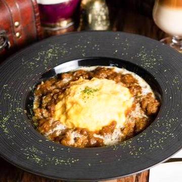 オムカレー Omurice curry