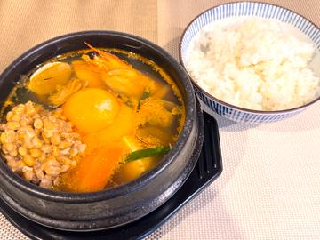 納豆チゲ(ご飯付き)