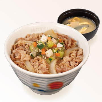 やたら牛めし(味噌汁付)