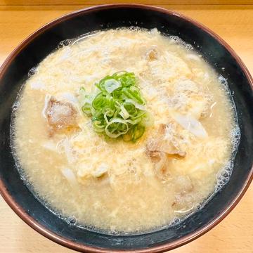 卵とじかすうどん
