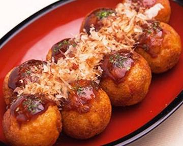 ぼっかけ焼き Beef Tendon and Konnyaku Takoyaki