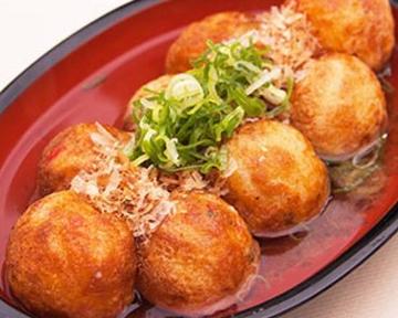 おしるdeぼっかけ焼き Beef Tendon and Konnyaku Takoyaki with Soup