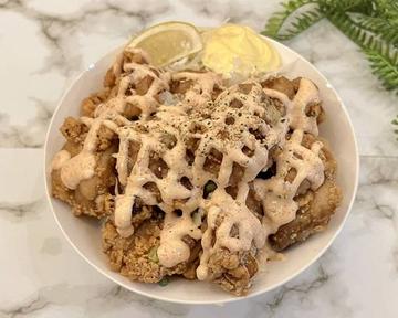 メガ盛り明太子マヨからあげ丼