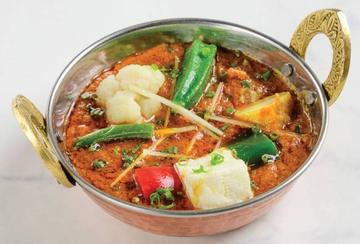 ベジタブルマサラ+ナン・Vegetable Masala＆Naan