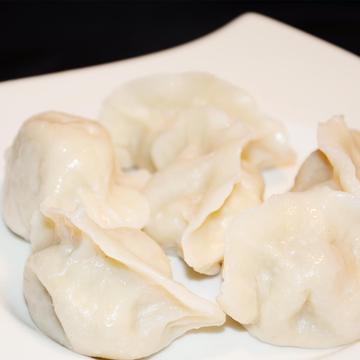 エビ、豚肉、玉子入り水餃子【三鮮水餃】(六個)