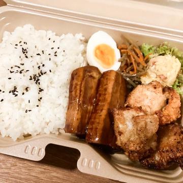 角煮から揚げ弁当