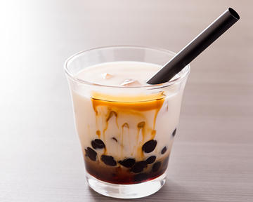 黒糖タピオカミルクラテ Brown Sugar Tapioca Milk Latte