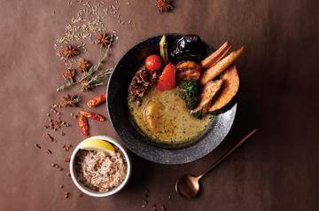ベジタブルスープカレーごはん大盛