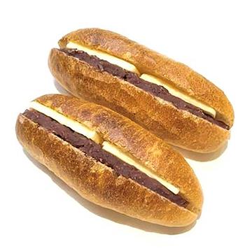 フランスパンあんバターサンド