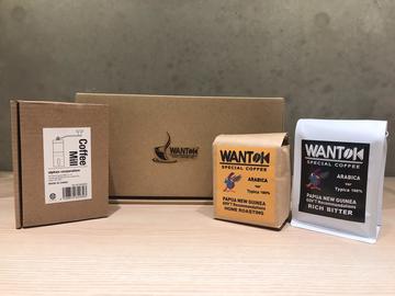 WANTOK COFFEE ハンドミルセット(HOME ROASTING+HOME ROASTING)