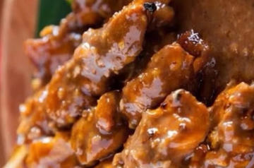 インドネシア風の焼き鳥 Sate Ayam Set