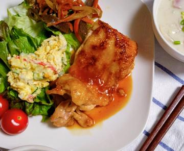 鶏肉にんにく揚げ定食