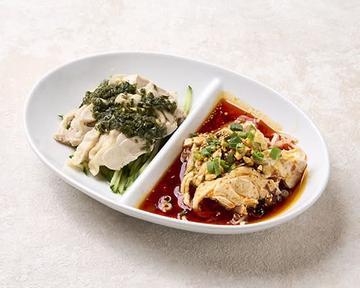 よだれ鶏の食べ比べ