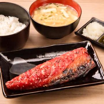 さばみりん干し定食