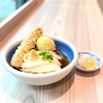 宇和島えそちくわ天と半熟たまご天のぶっかけ(冷)