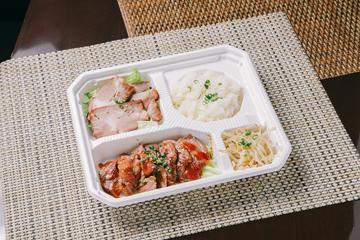 ビーフ＆ポークステーキミックス弁当 Beef Steaki ＆ Pook Steaki mix  Bento Box