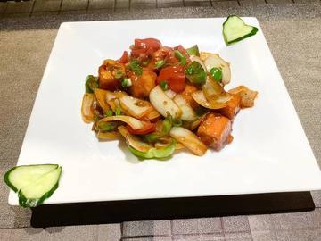 パニールチリ(8P) Paneer Chilli(8P)