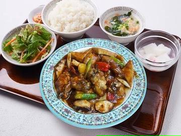 カキの黒胡椒炒め定食