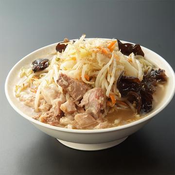 野菜ラーメン(味変調味料付き)麺の固さ指定はできません。