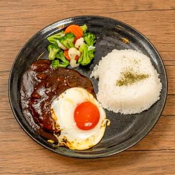 ハンバーグセット(定番デミグラスソース)
