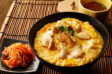 ふわっとろっ卵の親子丼＆選べる鶏出汁スープセット