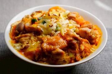 鶏だくチーズの親子丼(鶏 120g) cheese Oyako-don(120g chicken)