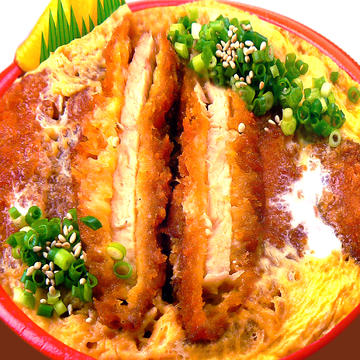 【ビッグチキンカツ丼】卵とじ