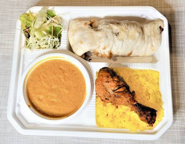 【3】タンドリーチキン弁当/Bento of Tandoori Chicken