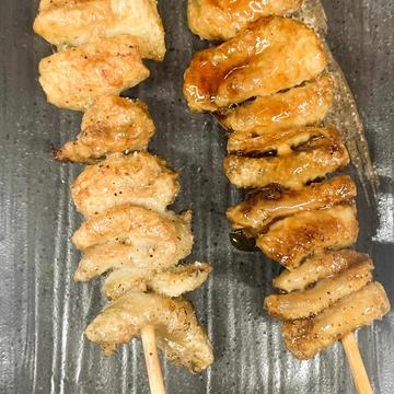 皮の焼鳥