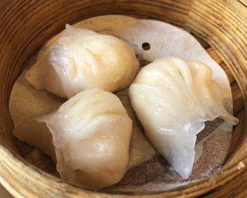 海老蒸しギョーザ3個 Steamed Dumplings with Shrimp 3 pieces
