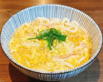 かに玉あんかけうどん