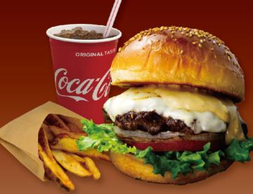 神戸牛チーズバーガー(セット)