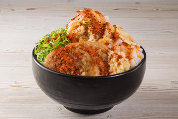 【豚辛】豚神 油そば 全部マシ (豚バラチャーシュー4枚/野菜マシ)