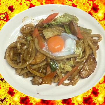 焼きカレーうどん