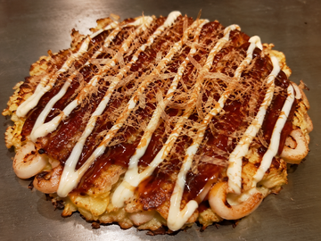 お好み焼き イカ玉