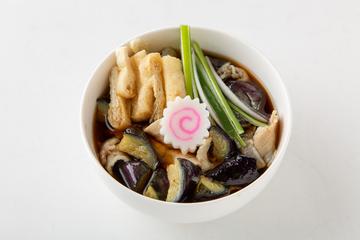 茄子肉汁うどん