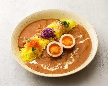 味付とろとろ煮卵スパイスカレー Seasoned Egg Curry
