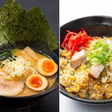 【セット】クリーミーとんこつ 半熟玉子のせ＆チャーハン！