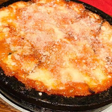 海老とアサリのチーズチヂミ