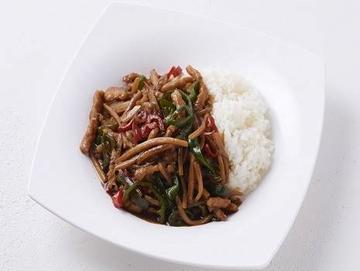 青椒肉絲炒飯