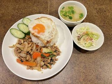 ガパオライス【ランチサラダセット】
