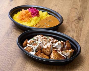 【2~3人前】パーティチキンオーバーカレー Party Chicken Over Curry