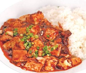 麻婆豆腐丼