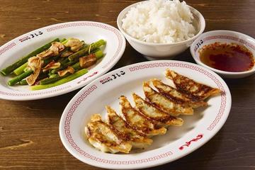 にんにくの芽炒め定食