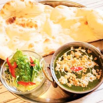 【当店人気NO3 】キーマサグセット Keema Saag Set