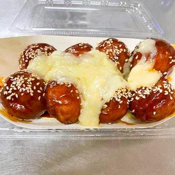 韓国風ヤンニョムチーズ揚げたこ焼き【8個】 Korean Style CheeseYangnyeomTakoyaki Fry 8ps