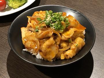 豚バラ甘辛焼肉丼