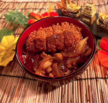三元豚のカツカレー丼