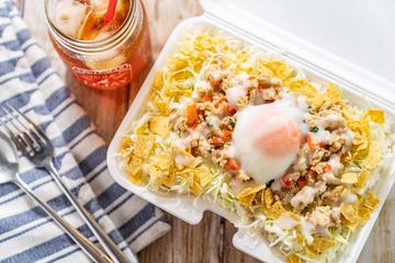 ヘルシーガパオ風タコライス＆ドリンクセット