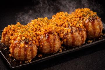 ザクザクビリ辛たぬきたこ焼き(8個)